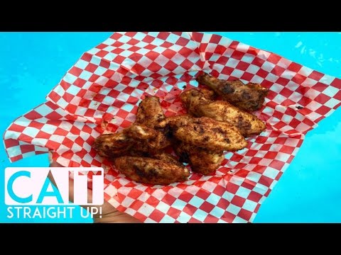 Grilled Chicken Wings With Easy Cajun Dry Rub | Cait Straight Up