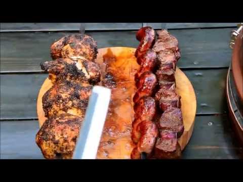 Grilling Kebabs