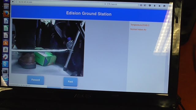 Ground Station for Intel Rescue Robot powered by Intel Edision