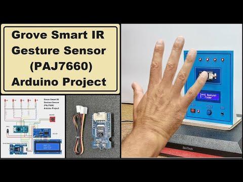 Grove Smart IR Gesture Sensor (PAJ7660) Arduino Project