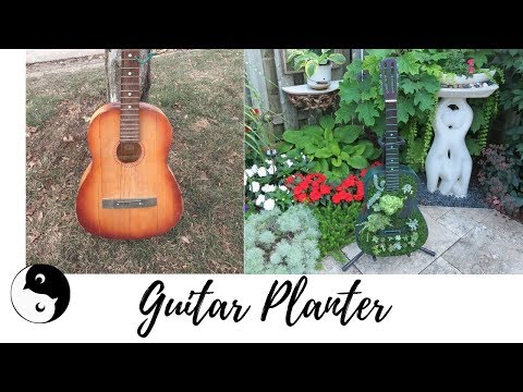 Guitar Planter | Birdz of a Feather