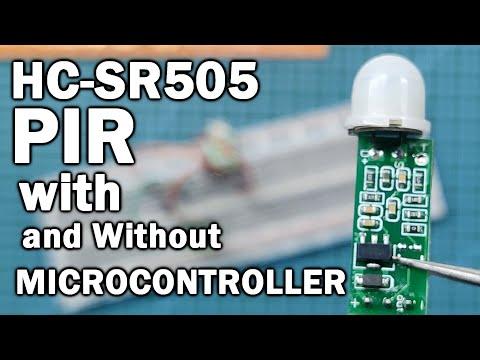 HC-SR505 with and without Microcontroller