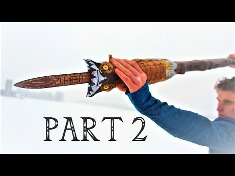 HIDDEN Spring-Blade Walking Stick (Part 2 DIY)