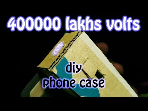 HOME MADE DIY 400000 VOLTS TASER PHONE CASE!