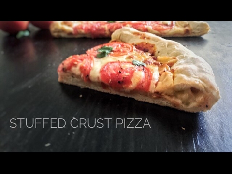 HOMEMADE STUFFED CRUST PIZZA | SOOTHING MUSIC RELAX COOKING NO TALKING