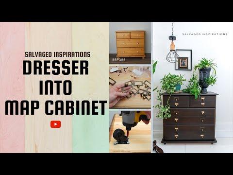 HOW TO: DRESSER INTO MAP CABINET