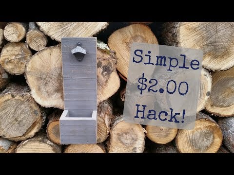 HOW TO - Make A Hanging Beer Bottle Opener