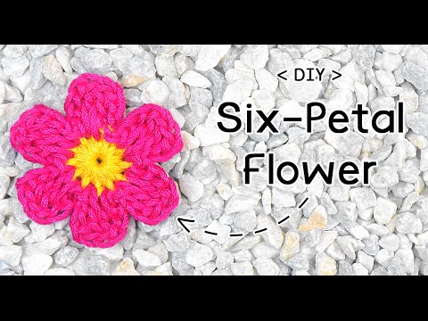 HOW TO CROCHET A SIX-PETAL FLOWER (I) | Patrones Valhalla ENG