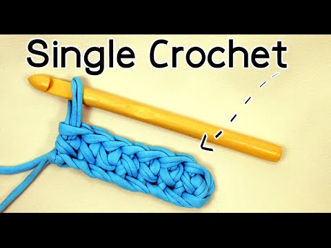 HOW TO CROCHET THE SINGLE CROCHET STITCH | Patrones Valhalla ENG