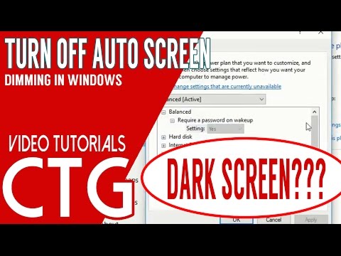 HOW TO DISABLE AUTO BRIGHTNESS IN WINDOWS 10 TO CONTROL YOUR SCREEN BRIGHTNESS