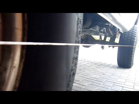 HOW TO DO ALIGNMENT QUICK+EASY AT HOME FOR CARS+TRUCKS | DODGE RAM ALIGN TOE TRACKING PREALIGNMENT