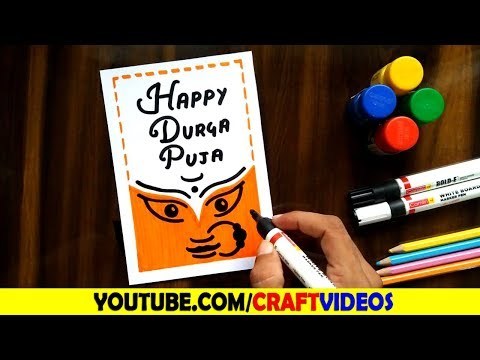 HOW TO DRAW GODDESS DURGA EASY | DURGA PUJA DRAWING EASY