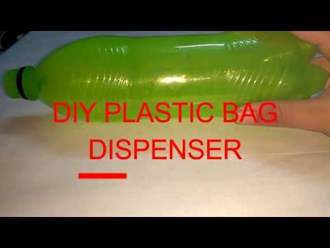 HOW TO MAKE A DIY PLASTIC BAG DISPENSER at home very easily