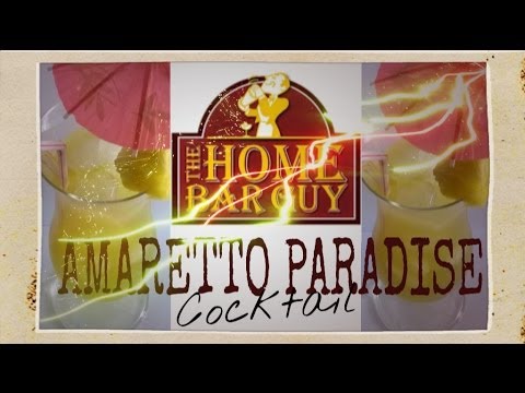 HOW TO MAKE AN AMARETTO PARADISE COCKTAIL