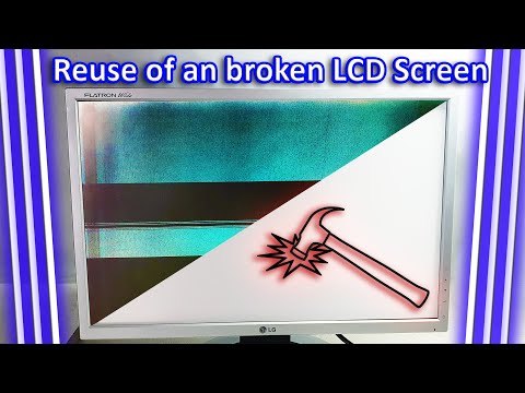 HOW to Disassemble LCD Display and turn it into the light screen