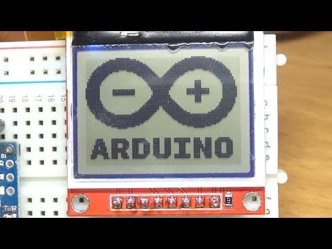 HX1230 96x68 LCD demo and library examples