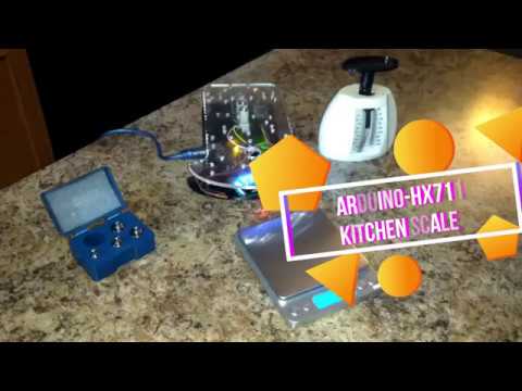 HX711 Arduino Powered Weight Scale 09Oct17