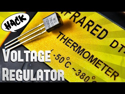 Hack Voltage Regulator 7805 Into Temperature Sensor