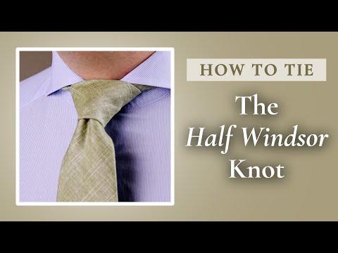 Half Windsor Knot: How to Tie &amp; What Mistakes To Avoid