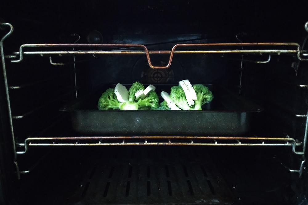 Halloumi Cheese with Broccoli 10 Step 06 Put Inside the Oven Photo 2.jpg