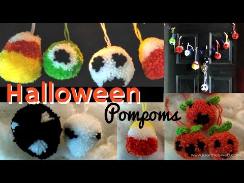 Halloween Pompoms