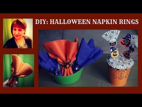 Halloween Season DIY s Napkin Rings and Toothpicks Using upcycled items