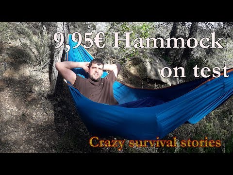 Hammock camping the cheapest from Decathlon on test