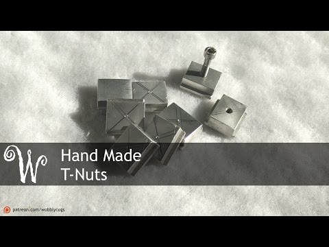 Hand Made Aluminium T-Nuts