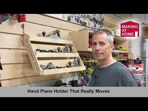 Hand Plane Holder That Moves - Long Version