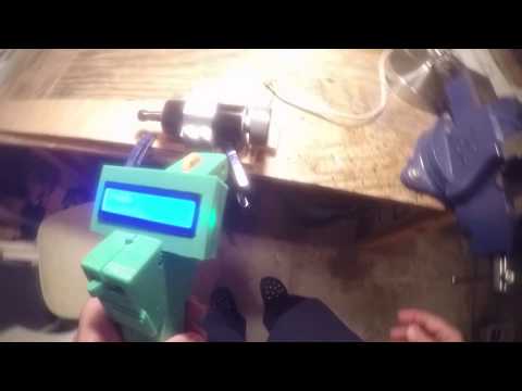 Handheld tachometer demo