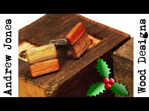 Handmade Christmas 4: Turn Reclaimed Wood into Cufflinks With A Rustic Display Stand