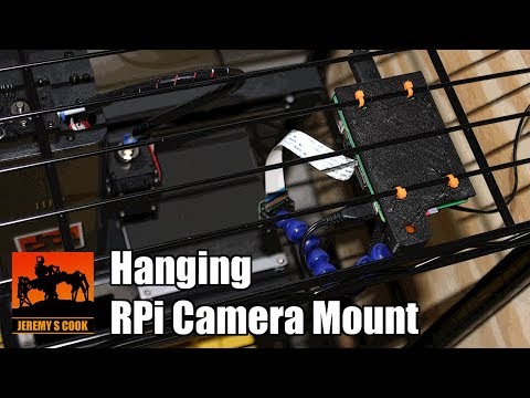 Hanging Raspberry Pi Camera Mount [Octoprint]