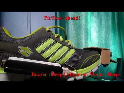 Haptic Shoe for Visually Impaired people | Science Fair project