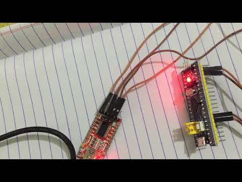 Hardware Implementation of LED with STM32F1 Microcontroller