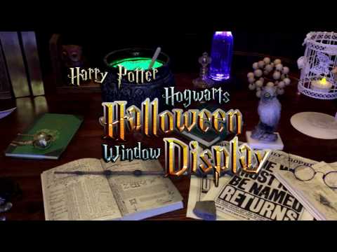 Harry Potter and Hogwarts Halloween Display