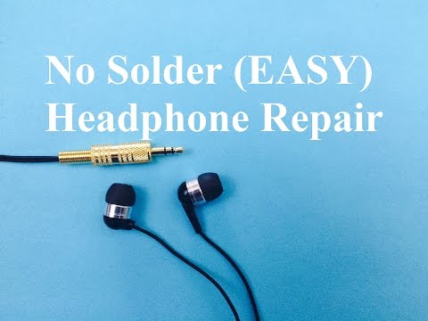 Headphone Repair No Solder (Easy)