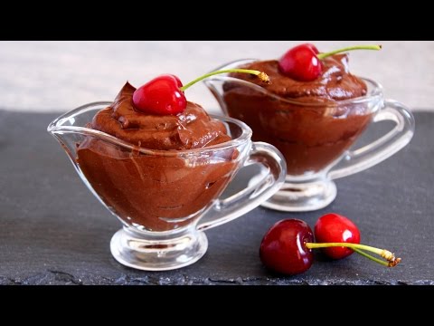 Healthy Avocado Chocolate Pudding Cream