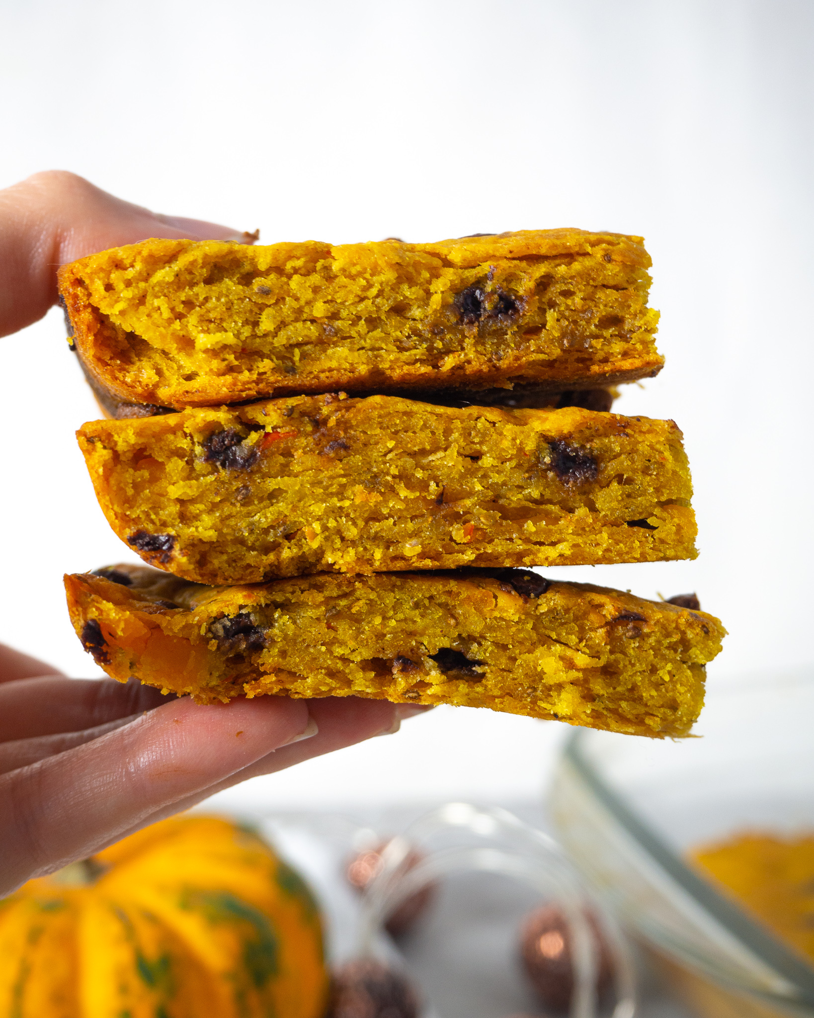 Healthy Pumpkin bars with chocolate chips.jpg