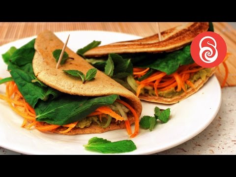 Healthy Wrap Recipe | Vegetarian Tortilla