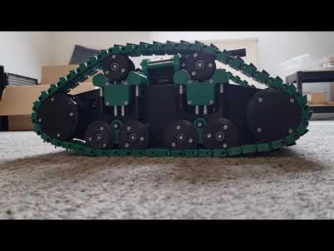 Height and tilt adjustment of 3D printed RC tank