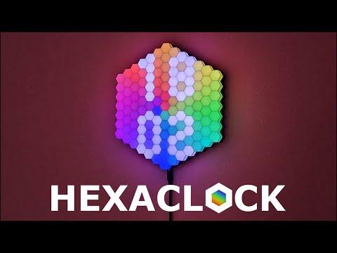 HexaClock - LED Hexagon Wall Clock