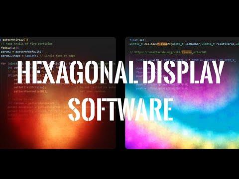Hexagonal Display the software