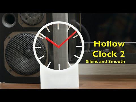 Hollow clock 2 : silent and smooth