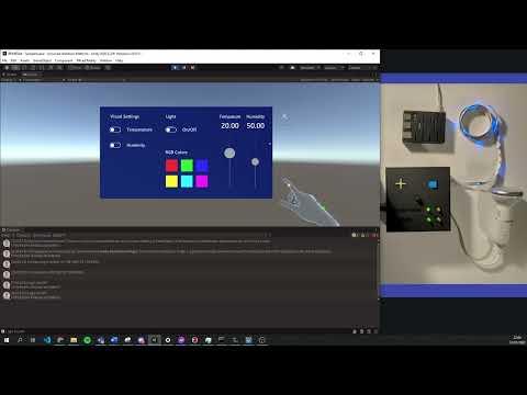 HoloControl: Controlling my ESP32 with the Hololens on Unity over MQTT