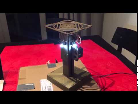 Holocron with base assembly test