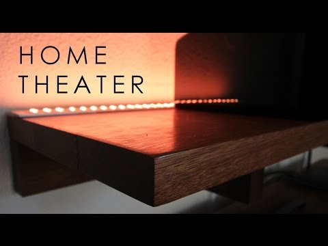 Home Theater LED Lighting &amp;amp; Speaker Set-Up