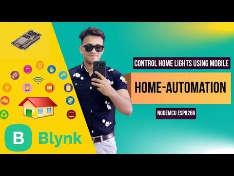 Home automation using blynk app | control lights and fan using mobile | using nodemcu esp8266