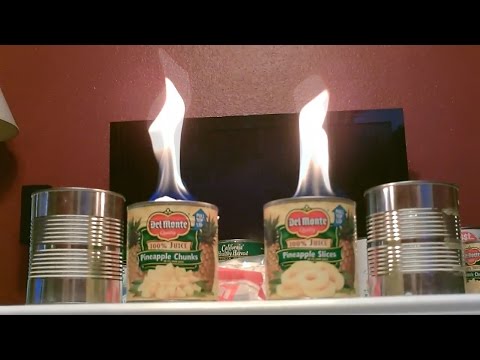 Homemade &amp;quot;Steel Can&amp;quot; Heater/Stove! - The &amp;quot;Cotton Ball&amp;quot; heater/stove! - Easy DIY