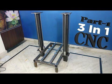 Homemade - 3 in 1 CNC Machine - Part-1 By AMbros custom