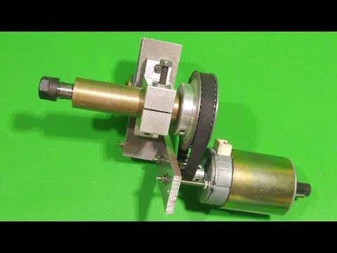 Homemade BLDC Motor ER 11 Spindle CNC DIY Milling Base Machine